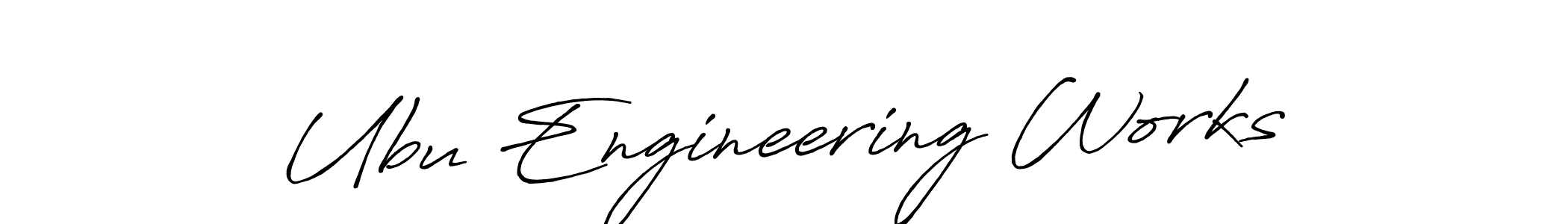 Also You can easily find your signature by using the search form. We will create Ubu Engineering Works name handwritten signature images for you free of cost using Antro_Vectra_Bolder sign style. Ubu Engineering Works signature style 7 images and pictures png
