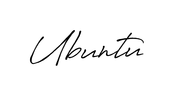 Design your own signature with our free online signature maker. With this signature software, you can create a handwritten (Antro_Vectra_Bolder) signature for name Ubuntu. Ubuntu signature style 7 images and pictures png