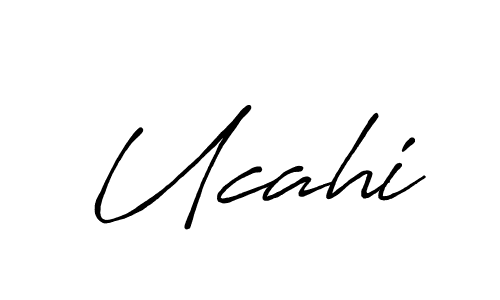 It looks lik you need a new signature style for name Ucahi. Design unique handwritten (Antro_Vectra_Bolder) signature with our free signature maker in just a few clicks. Ucahi signature style 7 images and pictures png