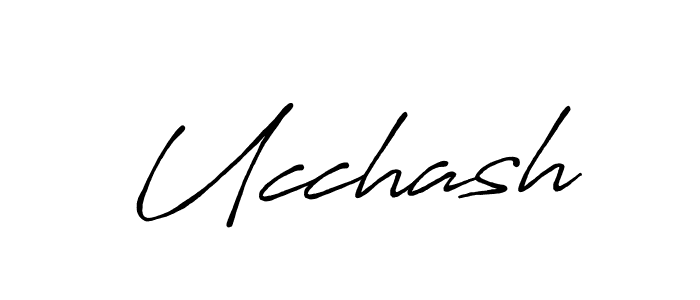 You should practise on your own different ways (Antro_Vectra_Bolder) to write your name (Ucchash) in signature. don't let someone else do it for you. Ucchash signature style 7 images and pictures png
