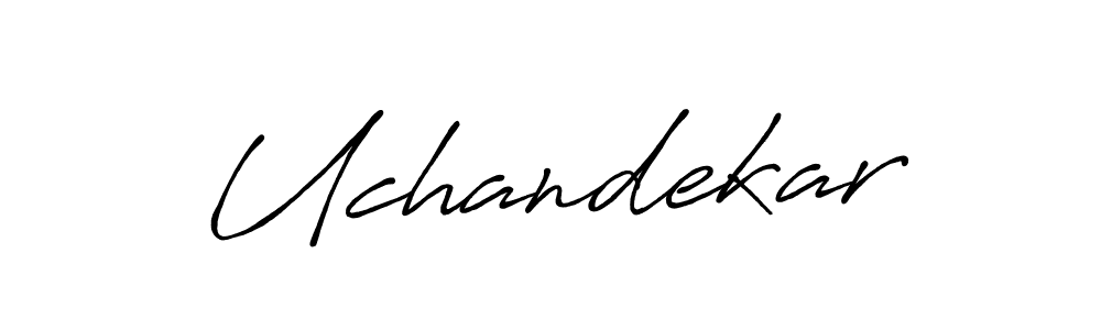 if you are searching for the best signature style for your name Uchandekar. so please give up your signature search. here we have designed multiple signature styles  using Antro_Vectra_Bolder. Uchandekar signature style 7 images and pictures png