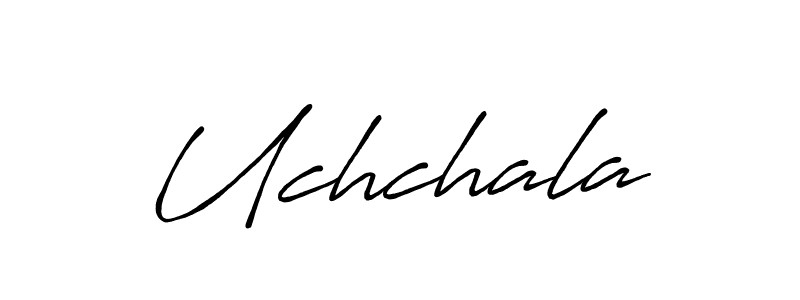 Create a beautiful signature design for name Uchchala. With this signature (Antro_Vectra_Bolder) fonts, you can make a handwritten signature for free. Uchchala signature style 7 images and pictures png