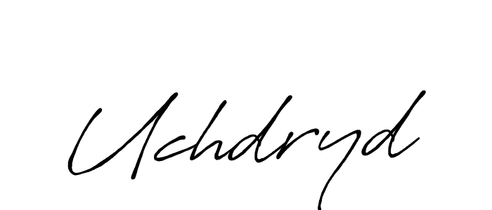 It looks lik you need a new signature style for name Uchdryd. Design unique handwritten (Antro_Vectra_Bolder) signature with our free signature maker in just a few clicks. Uchdryd signature style 7 images and pictures png