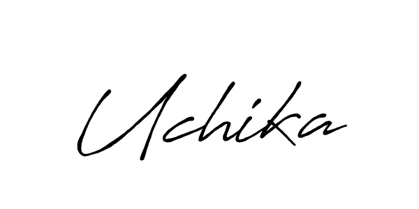 You should practise on your own different ways (Antro_Vectra_Bolder) to write your name (Uchika) in signature. don't let someone else do it for you. Uchika signature style 7 images and pictures png