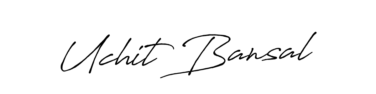 Once you've used our free online signature maker to create your best signature Antro_Vectra_Bolder style, it's time to enjoy all of the benefits that Uchit Bansal name signing documents. Uchit Bansal signature style 7 images and pictures png