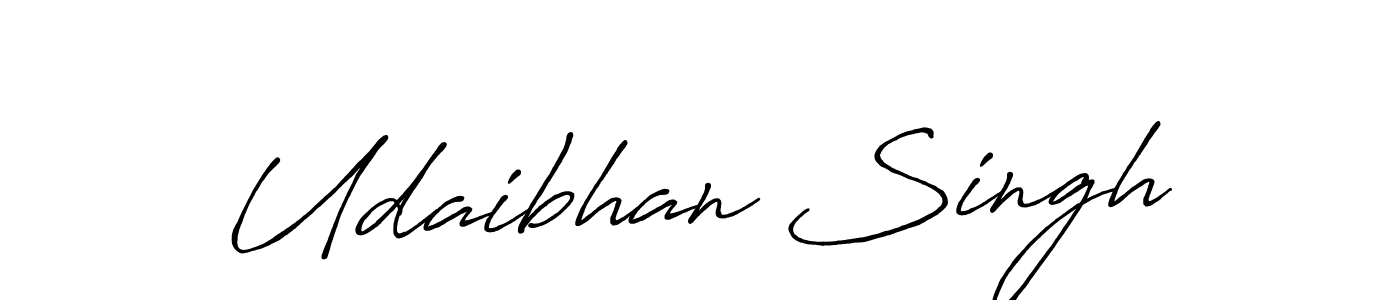 Design your own signature with our free online signature maker. With this signature software, you can create a handwritten (Antro_Vectra_Bolder) signature for name Udaibhan Singh. Udaibhan Singh signature style 7 images and pictures png