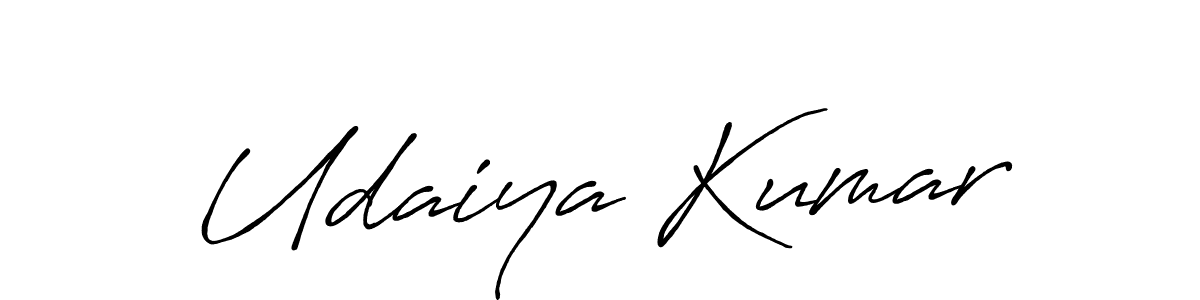 Use a signature maker to create a handwritten signature online. With this signature software, you can design (Antro_Vectra_Bolder) your own signature for name Udaiya Kumar. Udaiya Kumar signature style 7 images and pictures png