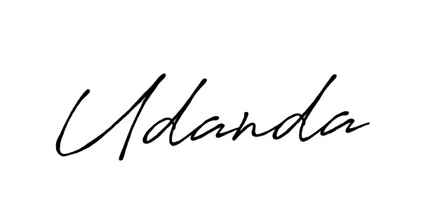 Once you've used our free online signature maker to create your best signature Antro_Vectra_Bolder style, it's time to enjoy all of the benefits that Udanda name signing documents. Udanda signature style 7 images and pictures png