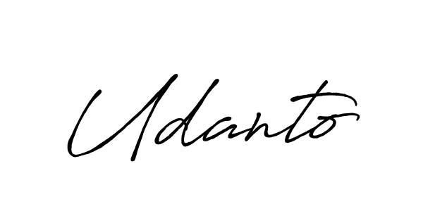 Once you've used our free online signature maker to create your best signature Antro_Vectra_Bolder style, it's time to enjoy all of the benefits that Udanto name signing documents. Udanto signature style 7 images and pictures png