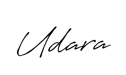 How to make Udara name signature. Use Antro_Vectra_Bolder style for creating short signs online. This is the latest handwritten sign. Udara signature style 7 images and pictures png