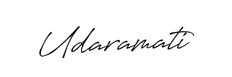 Use a signature maker to create a handwritten signature online. With this signature software, you can design (Antro_Vectra_Bolder) your own signature for name Udaramati. Udaramati signature style 7 images and pictures png