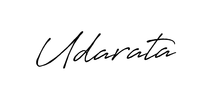 How to make Udarata name signature. Use Antro_Vectra_Bolder style for creating short signs online. This is the latest handwritten sign. Udarata signature style 7 images and pictures png