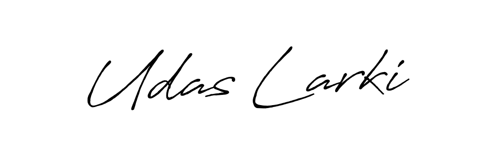 Create a beautiful signature design for name Udas Larki. With this signature (Antro_Vectra_Bolder) fonts, you can make a handwritten signature for free. Udas Larki signature style 7 images and pictures png