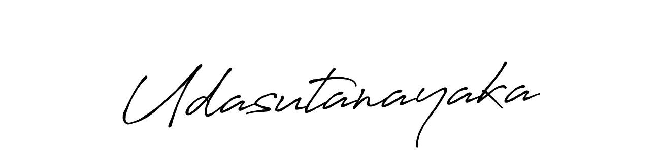 How to make Udasutanayaka name signature. Use Antro_Vectra_Bolder style for creating short signs online. This is the latest handwritten sign. Udasutanayaka signature style 7 images and pictures png