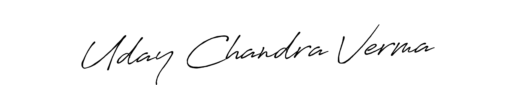 Make a beautiful signature design for name Uday Chandra Verma. Use this online signature maker to create a handwritten signature for free. Uday Chandra Verma signature style 7 images and pictures png