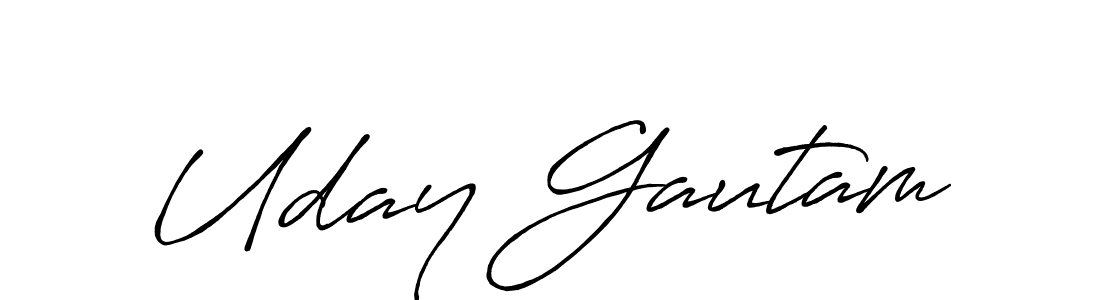 This is the best signature style for the Uday Gautam name. Also you like these signature font (Antro_Vectra_Bolder). Mix name signature. Uday Gautam signature style 7 images and pictures png