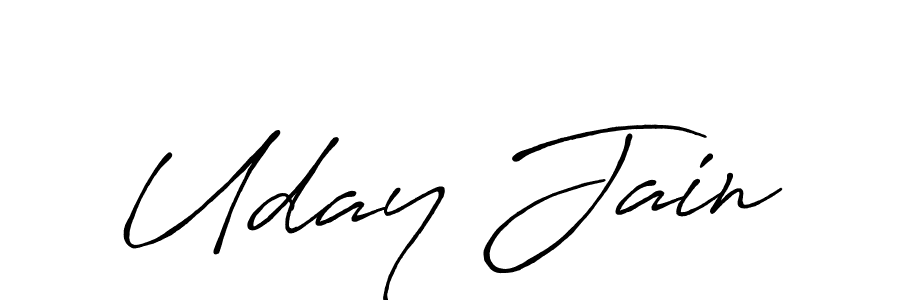 It looks lik you need a new signature style for name Uday Jain. Design unique handwritten (Antro_Vectra_Bolder) signature with our free signature maker in just a few clicks. Uday Jain signature style 7 images and pictures png