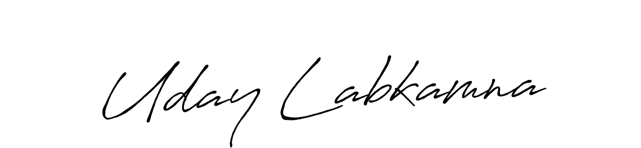 Also we have Uday Labkamna name is the best signature style. Create professional handwritten signature collection using Antro_Vectra_Bolder autograph style. Uday Labkamna signature style 7 images and pictures png
