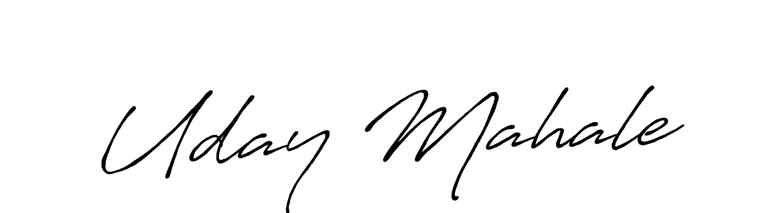 The best way (Antro_Vectra_Bolder) to make a short signature is to pick only two or three words in your name. The name Uday Mahale include a total of six letters. For converting this name. Uday Mahale signature style 7 images and pictures png