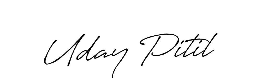 You can use this online signature creator to create a handwritten signature for the name Uday Pitil. This is the best online autograph maker. Uday Pitil signature style 7 images and pictures png