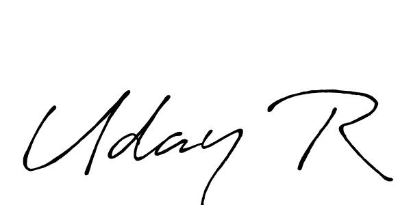 Best and Professional Signature Style for Uday R. Antro_Vectra_Bolder Best Signature Style Collection. Uday R signature style 7 images and pictures png