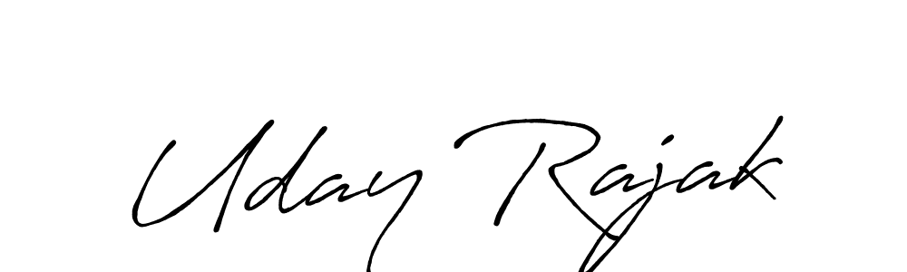 How to make Uday Rajak signature? Antro_Vectra_Bolder is a professional autograph style. Create handwritten signature for Uday Rajak name. Uday Rajak signature style 7 images and pictures png
