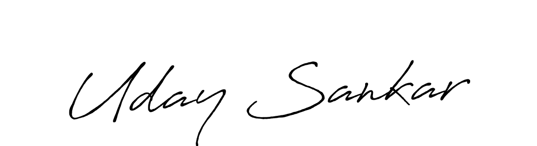 Design your own signature with our free online signature maker. With this signature software, you can create a handwritten (Antro_Vectra_Bolder) signature for name Uday Sankar. Uday Sankar signature style 7 images and pictures png