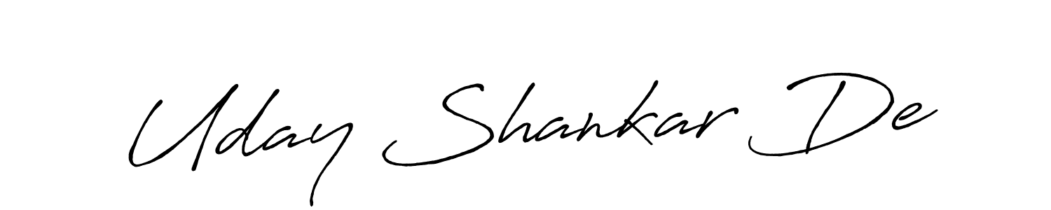 Once you've used our free online signature maker to create your best signature Antro_Vectra_Bolder style, it's time to enjoy all of the benefits that Uday Shankar De name signing documents. Uday Shankar De signature style 7 images and pictures png