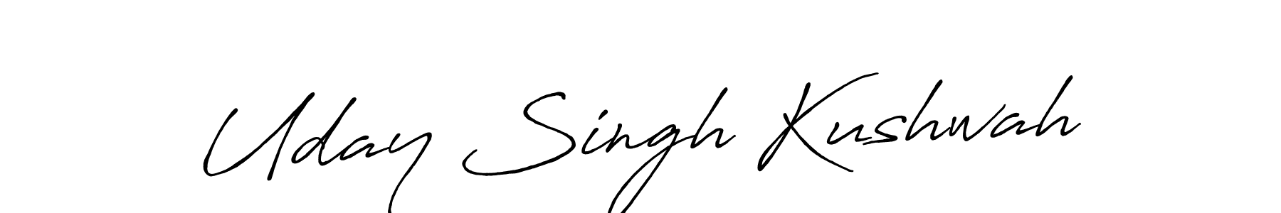 Use a signature maker to create a handwritten signature online. With this signature software, you can design (Antro_Vectra_Bolder) your own signature for name Uday Singh Kushwah. Uday Singh Kushwah signature style 7 images and pictures png