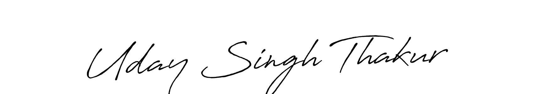 Design your own signature with our free online signature maker. With this signature software, you can create a handwritten (Antro_Vectra_Bolder) signature for name Uday Singh Thakur. Uday Singh Thakur signature style 7 images and pictures png