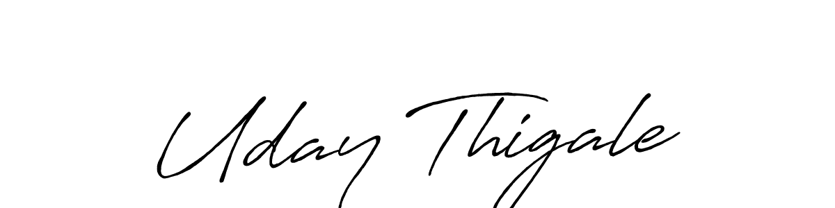 if you are searching for the best signature style for your name Uday Thigale. so please give up your signature search. here we have designed multiple signature styles  using Antro_Vectra_Bolder. Uday Thigale signature style 7 images and pictures png