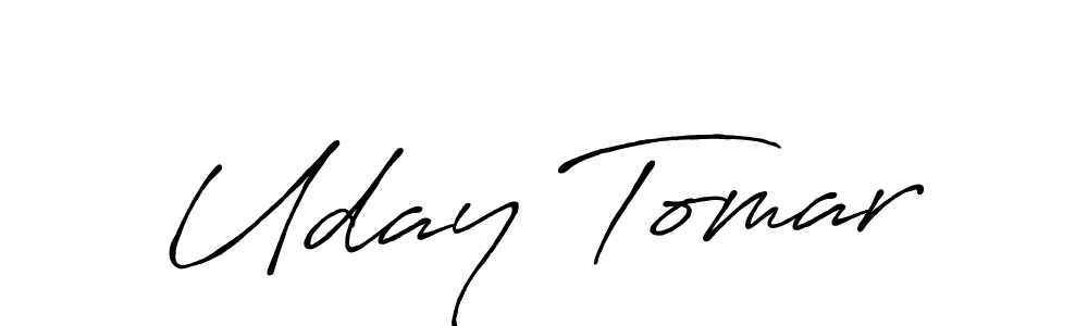 It looks lik you need a new signature style for name Uday Tomar. Design unique handwritten (Antro_Vectra_Bolder) signature with our free signature maker in just a few clicks. Uday Tomar signature style 7 images and pictures png