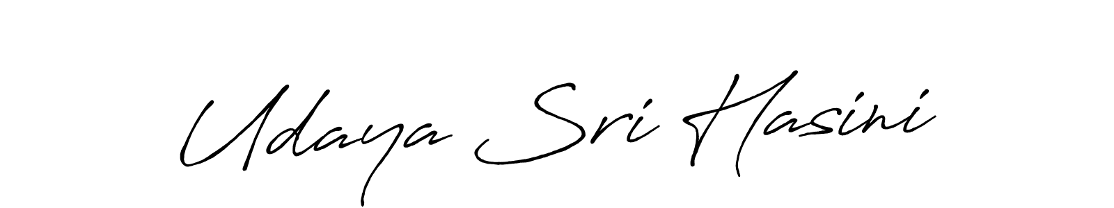 Once you've used our free online signature maker to create your best signature Antro_Vectra_Bolder style, it's time to enjoy all of the benefits that Udaya Sri Hasini name signing documents. Udaya Sri Hasini signature style 7 images and pictures png