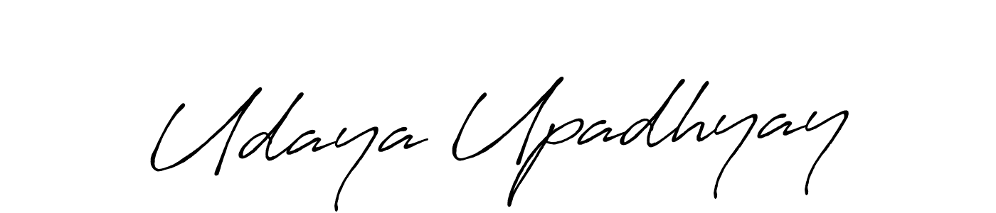 Also You can easily find your signature by using the search form. We will create Udaya Upadhyay name handwritten signature images for you free of cost using Antro_Vectra_Bolder sign style. Udaya Upadhyay signature style 7 images and pictures png