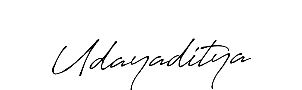 Also You can easily find your signature by using the search form. We will create Udayaditya name handwritten signature images for you free of cost using Antro_Vectra_Bolder sign style. Udayaditya signature style 7 images and pictures png
