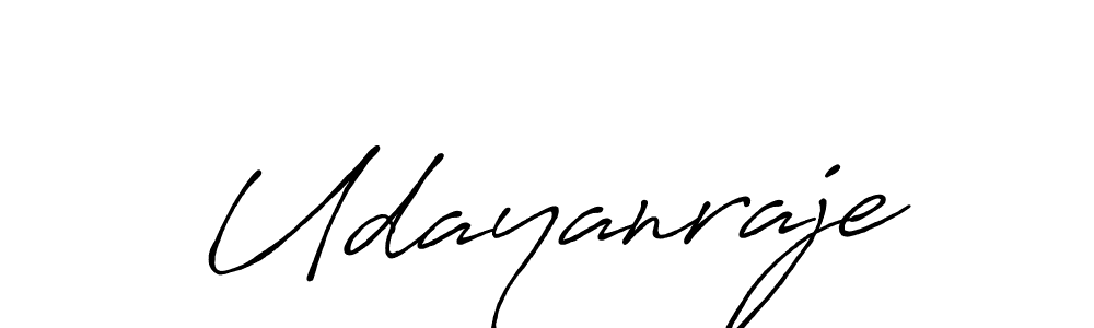 Make a beautiful signature design for name Udayanraje. With this signature (Antro_Vectra_Bolder) style, you can create a handwritten signature for free. Udayanraje signature style 7 images and pictures png