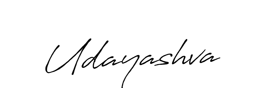 Make a beautiful signature design for name Udayashva. With this signature (Antro_Vectra_Bolder) style, you can create a handwritten signature for free. Udayashva signature style 7 images and pictures png