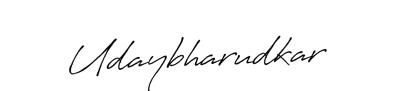 How to make Udaybharudkar name signature. Use Antro_Vectra_Bolder style for creating short signs online. This is the latest handwritten sign. Udaybharudkar signature style 7 images and pictures png