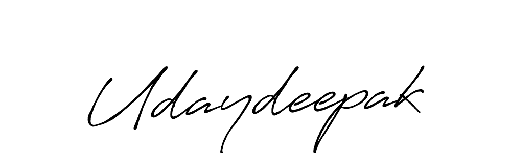 Design your own signature with our free online signature maker. With this signature software, you can create a handwritten (Antro_Vectra_Bolder) signature for name Udaydeepak. Udaydeepak signature style 7 images and pictures png