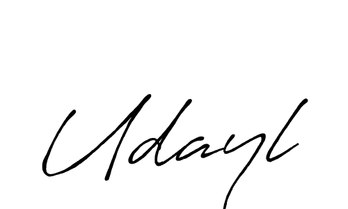 Make a beautiful signature design for name Udayl. With this signature (Antro_Vectra_Bolder) style, you can create a handwritten signature for free. Udayl signature style 7 images and pictures png