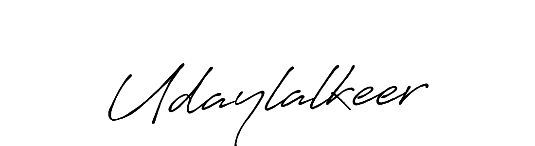 Use a signature maker to create a handwritten signature online. With this signature software, you can design (Antro_Vectra_Bolder) your own signature for name Udaylalkeer. Udaylalkeer signature style 7 images and pictures png