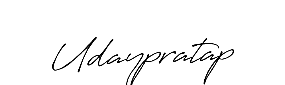 Design your own signature with our free online signature maker. With this signature software, you can create a handwritten (Antro_Vectra_Bolder) signature for name Udaypratap. Udaypratap signature style 7 images and pictures png
