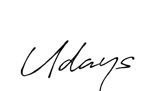 Make a short Udays signature style. Manage your documents anywhere anytime using Antro_Vectra_Bolder. Create and add eSignatures, submit forms, share and send files easily. Udays signature style 7 images and pictures png