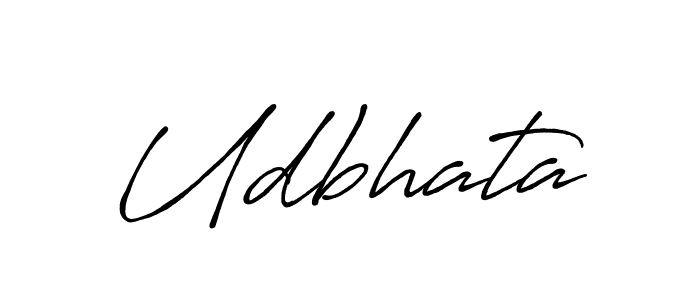 Also we have Udbhata name is the best signature style. Create professional handwritten signature collection using Antro_Vectra_Bolder autograph style. Udbhata signature style 7 images and pictures png