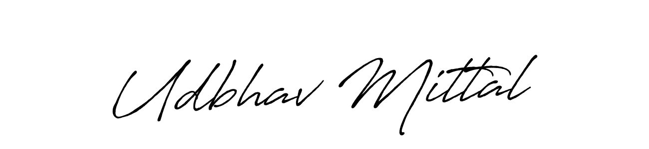 Use a signature maker to create a handwritten signature online. With this signature software, you can design (Antro_Vectra_Bolder) your own signature for name Udbhav Mittal. Udbhav Mittal signature style 7 images and pictures png