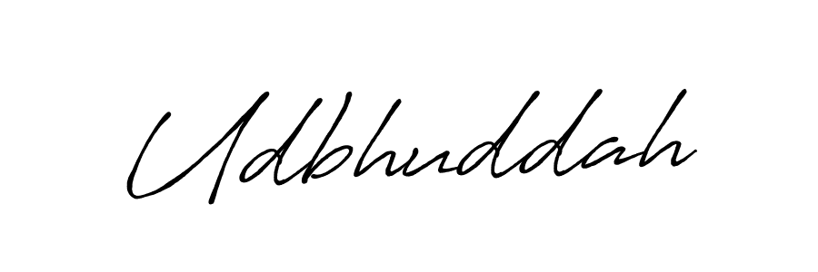 Also You can easily find your signature by using the search form. We will create Udbhuddah name handwritten signature images for you free of cost using Antro_Vectra_Bolder sign style. Udbhuddah signature style 7 images and pictures png