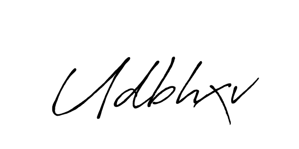 How to make Udbhxv signature? Antro_Vectra_Bolder is a professional autograph style. Create handwritten signature for Udbhxv name. Udbhxv signature style 7 images and pictures png