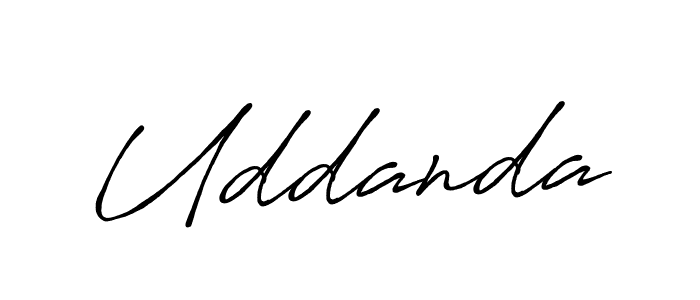 Make a beautiful signature design for name Uddanda. Use this online signature maker to create a handwritten signature for free. Uddanda signature style 7 images and pictures png