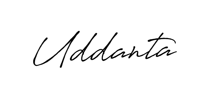 Design your own signature with our free online signature maker. With this signature software, you can create a handwritten (Antro_Vectra_Bolder) signature for name Uddanta. Uddanta signature style 7 images and pictures png