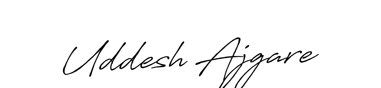 Make a beautiful signature design for name Uddesh Ajgare. Use this online signature maker to create a handwritten signature for free. Uddesh Ajgare signature style 7 images and pictures png